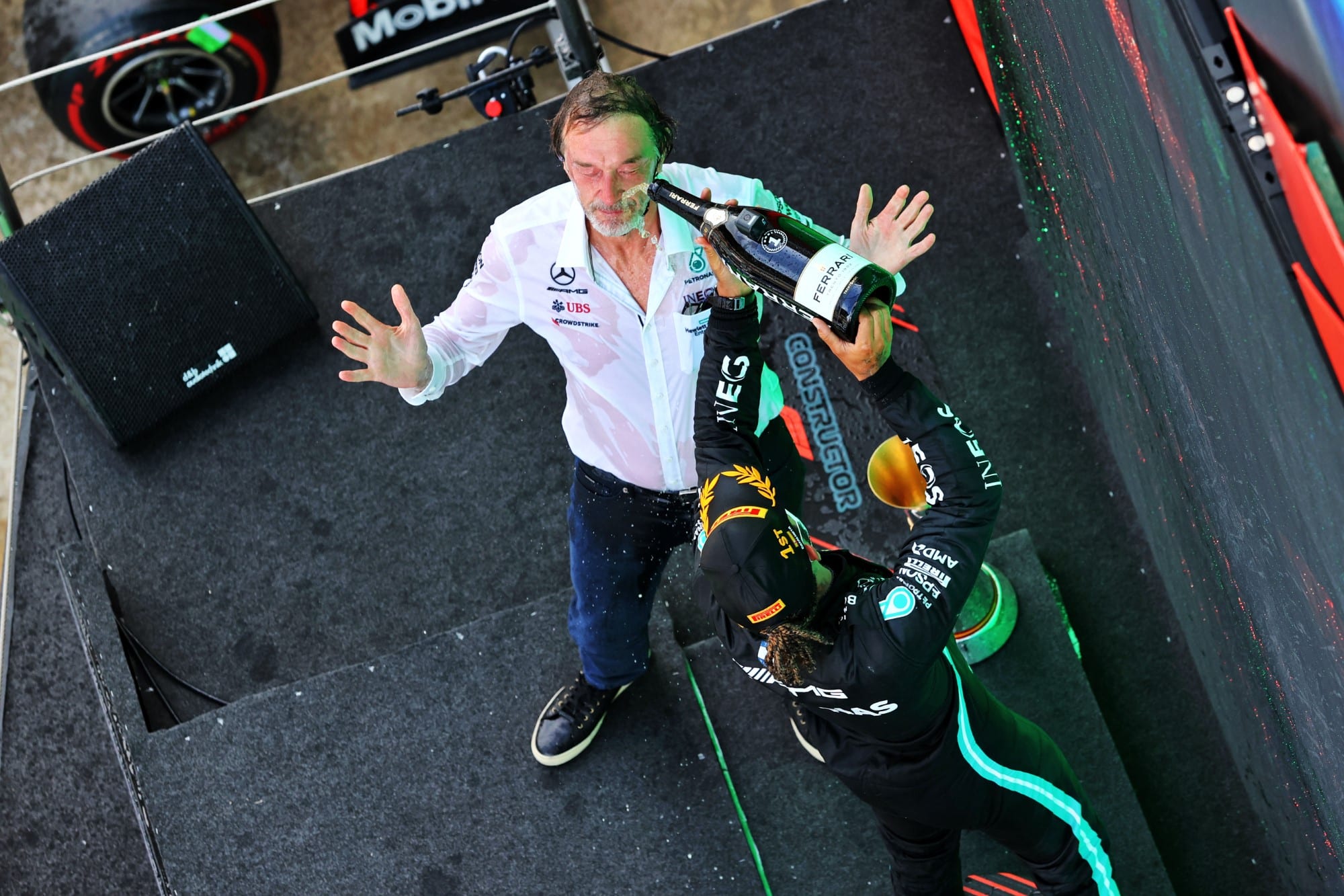 Lewis Hamilton e Jim Ratcliffe - GP da Espanha F1 2021