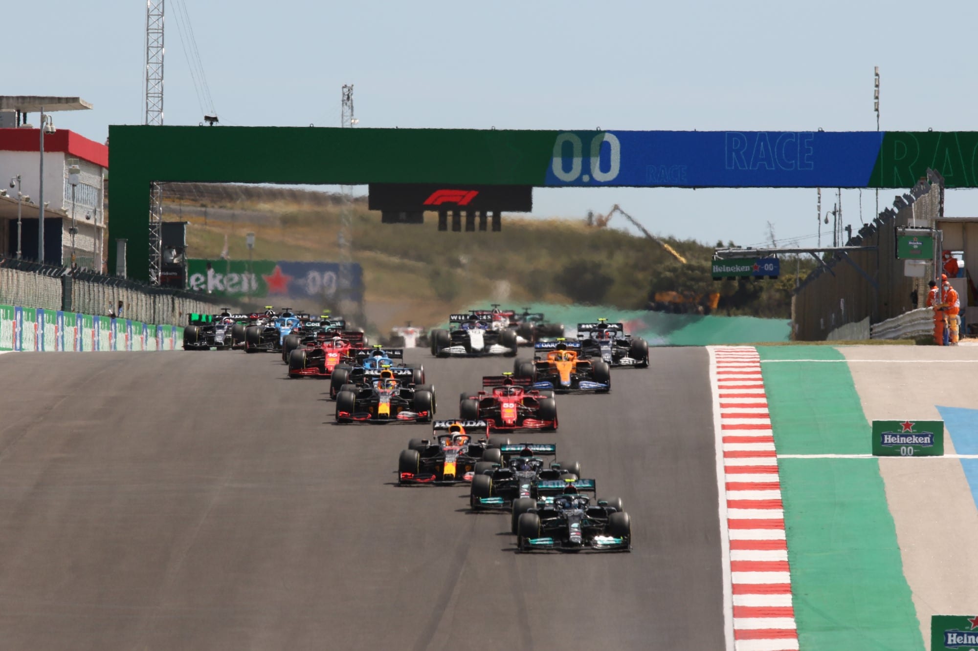 Galeria: confira as imagens do GP de Portugal de F1 Largada - GP de Portugal F1 2021