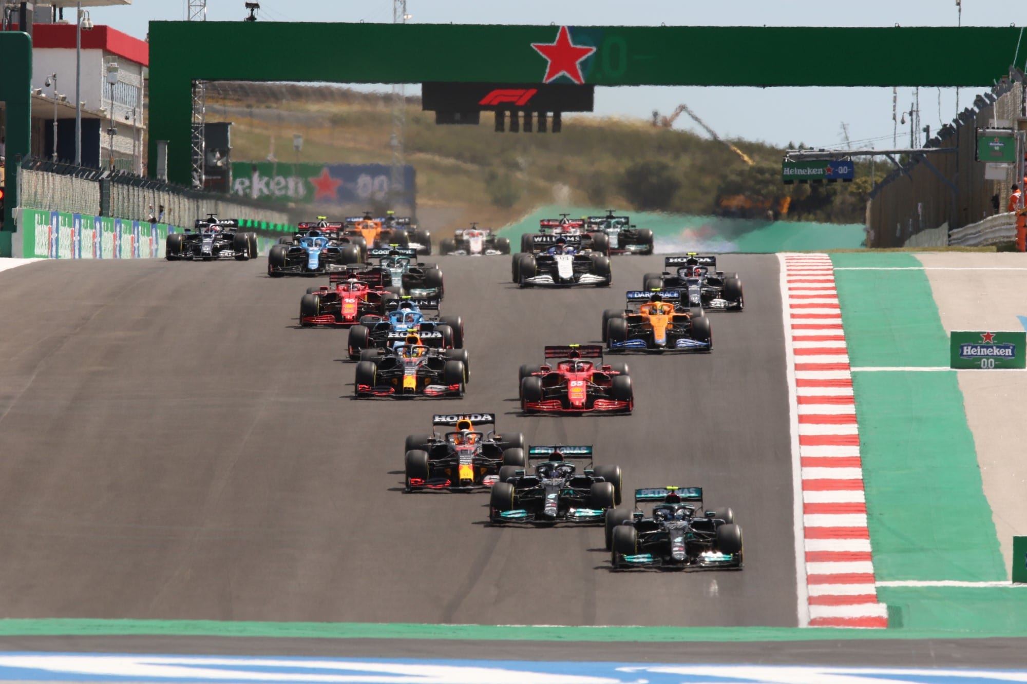 Galeria: confira as imagens do GP de Portugal de F1 Largada - GP de Portugal F1 2021