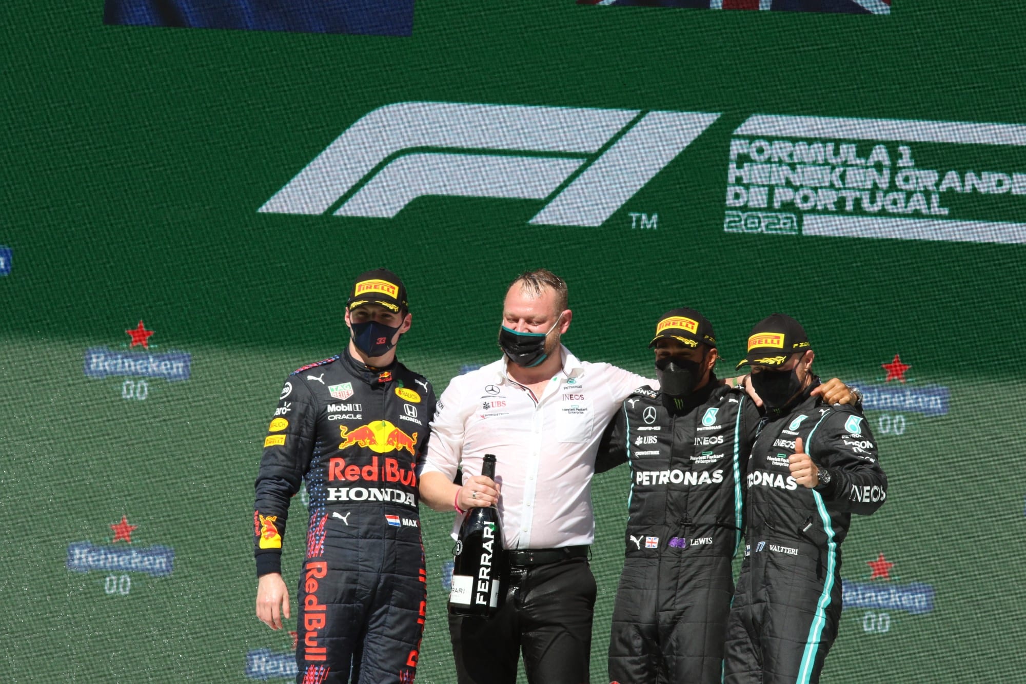 Galeria: confira as imagens do GP de Portugal de F1 Pódio - GP de Portugal F1 2021