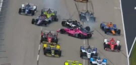 Pietro Fittipaldi se desculpa depois de desencadear acidente na Indy