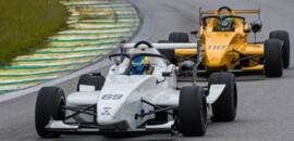 Aos 14 anos, Pedro Clerot estreia no automobilismo com dois pódios na Fórmula Delta em Interlagos