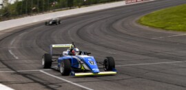 Kiko Porto larga na terceira fila em Indianápolis com a DEForce Racing na USF2000