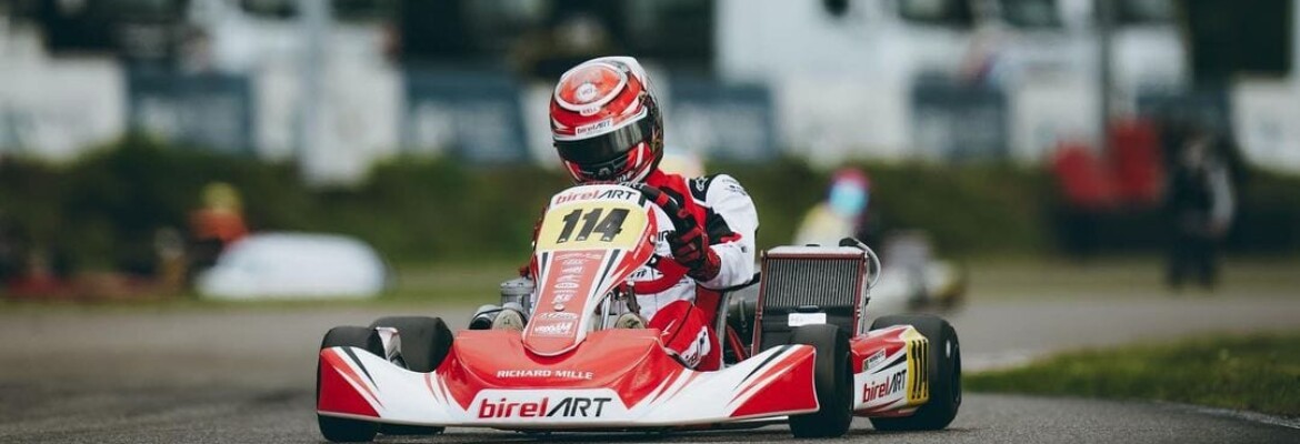 Matheus Morgatto dá show de ultrapassagens em Final do Europeu de Kart na França