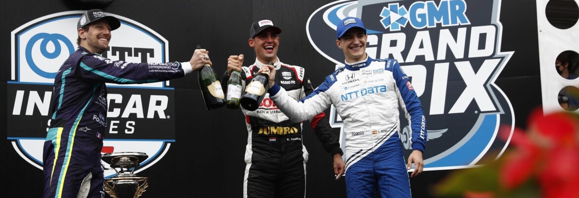 Grosjean é 2º no GP de Indianápolis na Indy e consegue primeiro pódio desde 2015