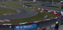 Vídeo: Europeu de Kart tem acidente bizarro e mais de 10 pilotos batendo juntos