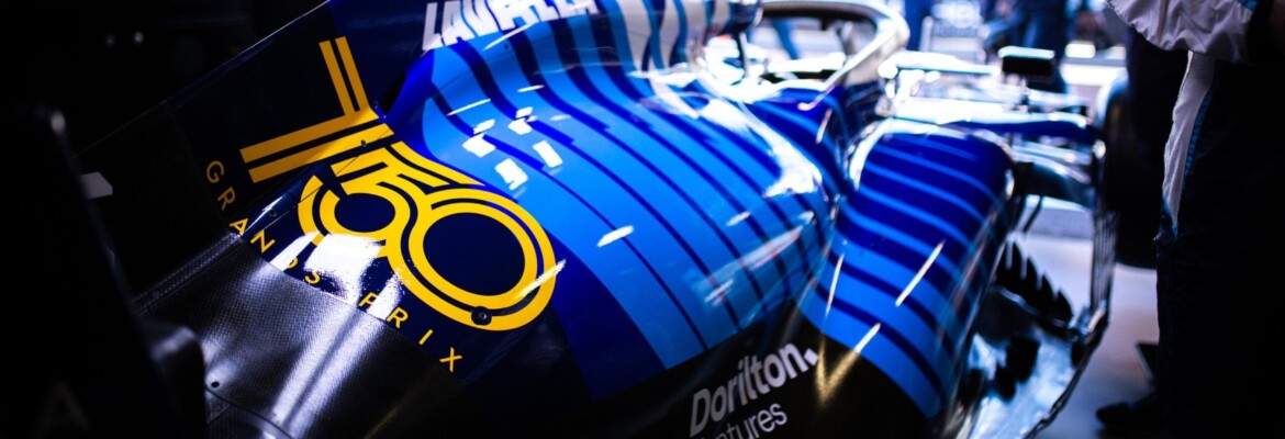 Foto: Williams traz pintura comemorativa em Mônaco pelos 750 GPs na F1