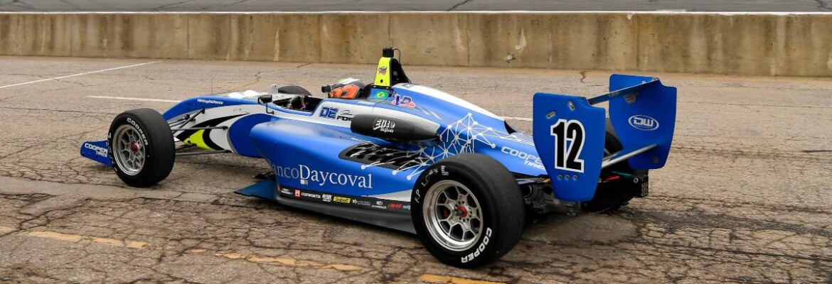 Kiko Porto mantém vice-liderança da USF2000 com quarto lugar em Indianápolis