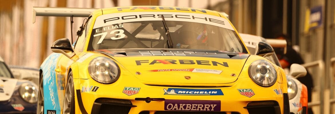 Enzo Elias vai novamente ao pódio e lidera o campeonato da Porsche Cup