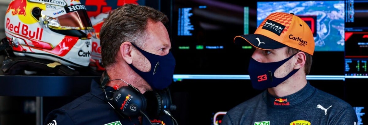 Christian Horner e Max Verstappen