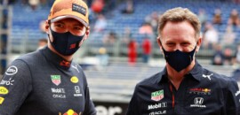 Horner comemora largar na frente das Mercedes no GP da Áustria de F1