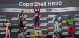 Líder da categoria Super, Enzo Gianfratti vence na primeira prova da Copa Shell HB20 em Goiânia