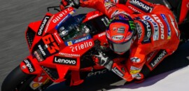 Bagnaia usa velocidade da Ducati e termina sexta na frente na Itália
