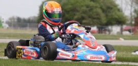 Enzo Vidmontiene vence 2 provas em Indiana e assume liderança de campeonato norte-americano de kart