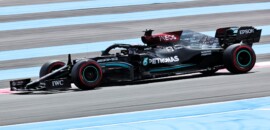 “Foi uma boa corrida”, diz Hamilton após conquistar o segundo lugar no GP da França de F1