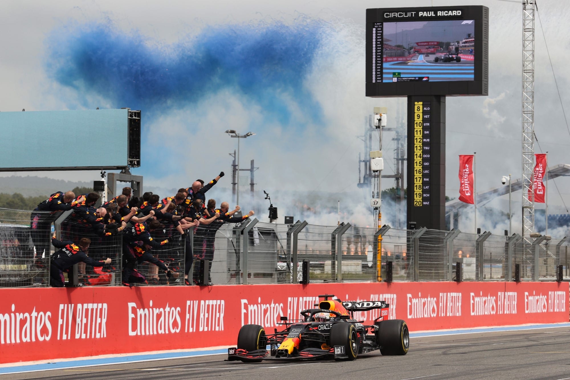 Max Verstappen (Red Bull) Pódio - GP da França F1 2021