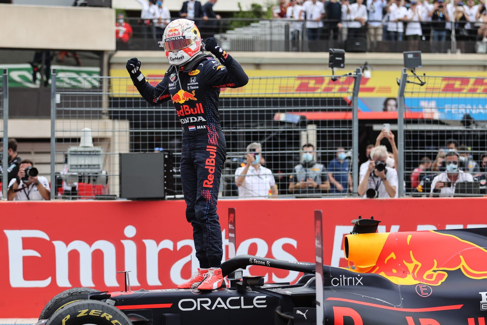 Max Verstappen (Red Bull) Pódio - GP da França F1 2021
