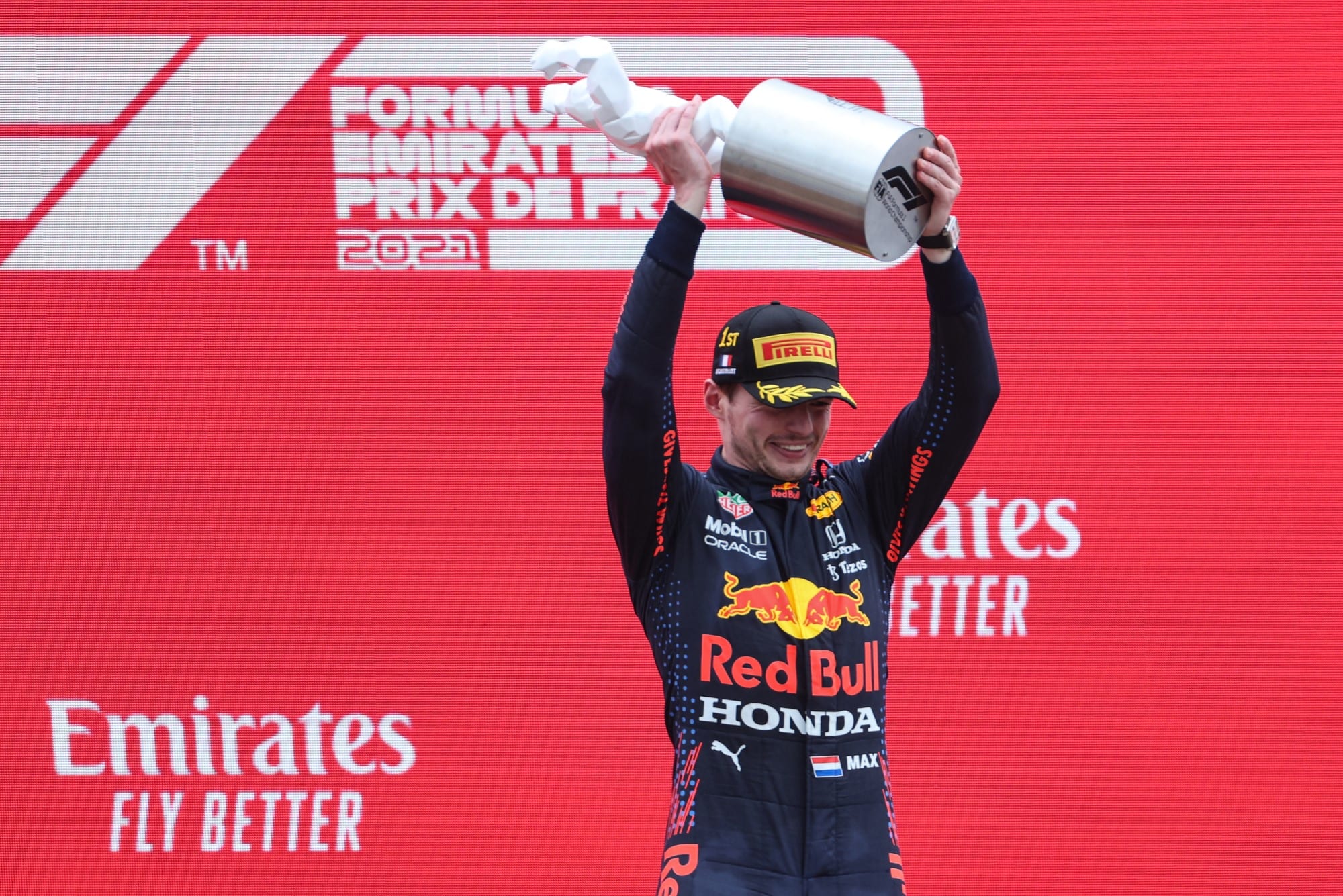 Max Verstappen (Red Bull) Pódio - GP da França F1 2021