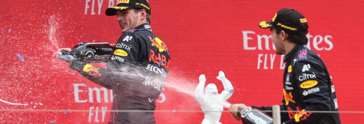 Sergio Perez e Max Verstappen (Red Bull) Pódio - GP da França F1 2021