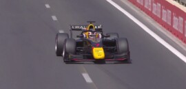 Lawson garante 1-2 da Hitech no grid da F2 em Baku