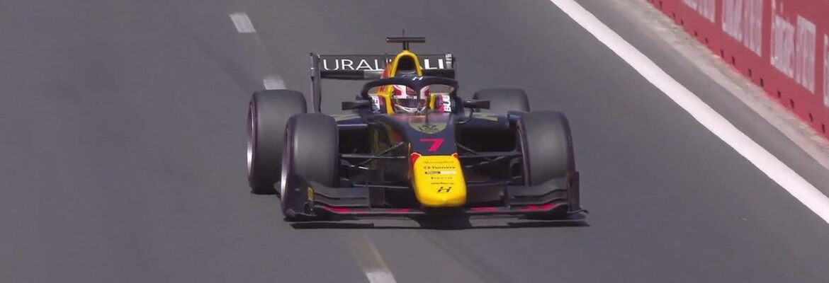Lawson garante 1-2 da Hitech no grid da F2 em Baku