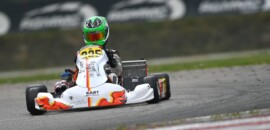 Matheus Ferreira chega entre os primeiros na final do WSK Euro Series em Adria