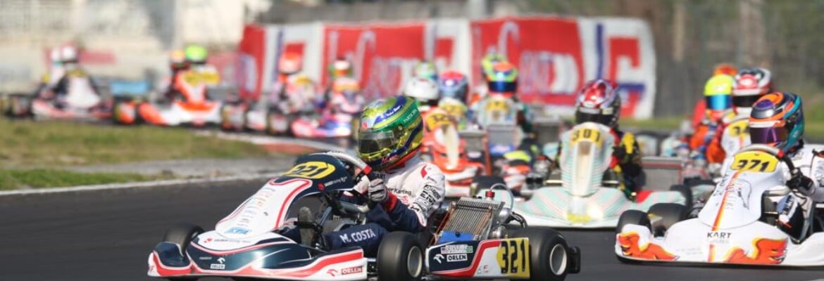 Miguel Costa enfrenta etapa final do WSK Euro Series em Sarno, pista na qual foi top-3 em 2021