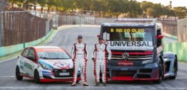 Caminhão e compacto lado a lado em Interlagos: Grupo Universal reúne Truck e Copa Shell HB20