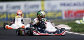 Miguel Costa é destaque em Sarno com top-5 nas eliminatórias e fica próximo de um pódio na OK Junior