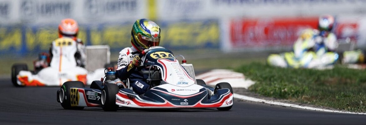 Miguel Costa é destaque em Sarno com top-5 nas eliminatórias e fica próximo de um pódio na OK Junior