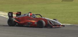 Gabriel Fonseca encerra etapa da F-Delta em Interlagos com cinco ultrapassagens na primeira volta e vitória