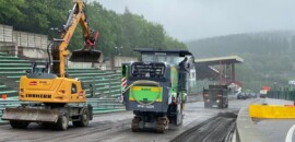 Circuito de Spa-Francorchamps é reparado após fortes chuvas na região