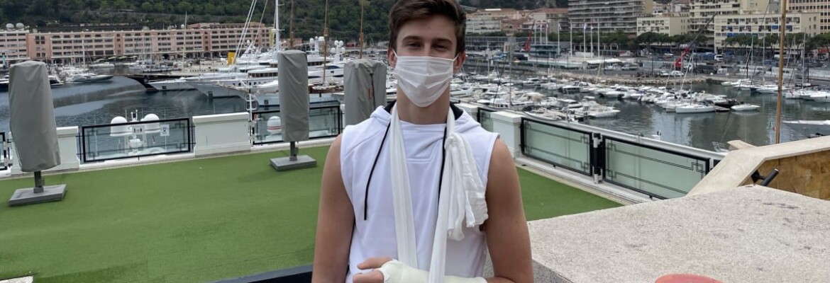 “Ainda não sei se vou dirigir em Silverstone”, diz Pourchaire após uma lesão no pulso na F2