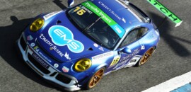 Porsche GT3 Cup: Sanchez larga na pole, é tocado, cai para último e acaba no pódio de sua classe