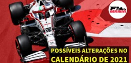Em Dia: Possíveis alterações no calendário de 2021 da F1