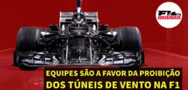 Em Dia: Equipes da F1 são a favor da proibição dos túneis de vento
