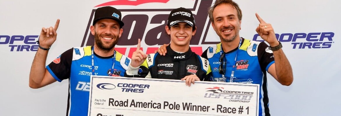 USF2000: Kiko Porto conquista pole em Road America e largará na frente na corrida deste sábado