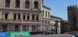 Verstappen lidera primeiro treino da F1 no Azerbaijão
