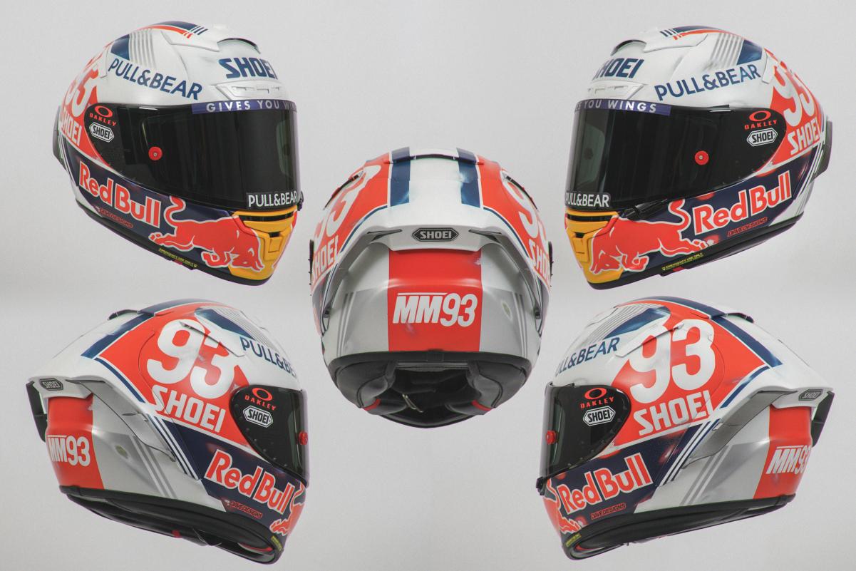 Marc Marquez (Honda) - capacete Alemanha MotoGP 2021