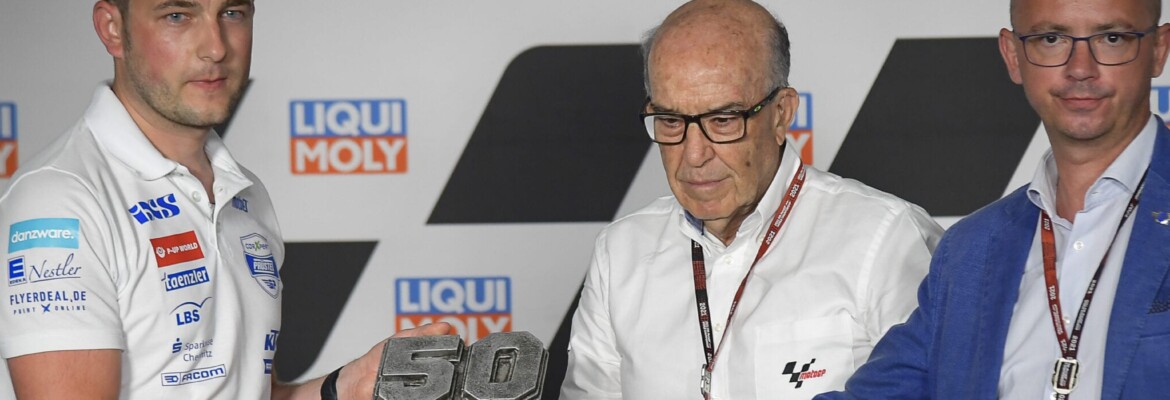 Número 50 de Dupasquier é aposentado da Moto3 em cerimônia na Alemanha