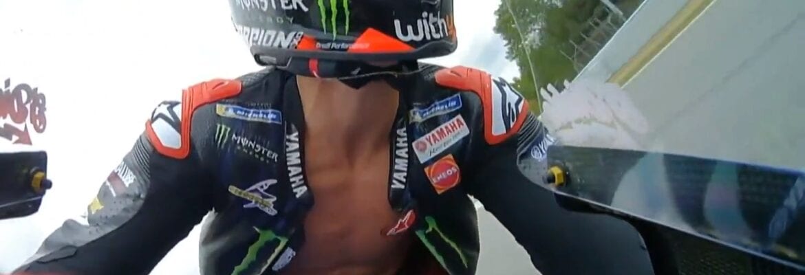 Quartararo critica punição por correr de macacão aberto: “não pus outros em perigo”