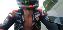 Quartararo critica punição por correr de macacão aberto: “não pus outros em perigo”