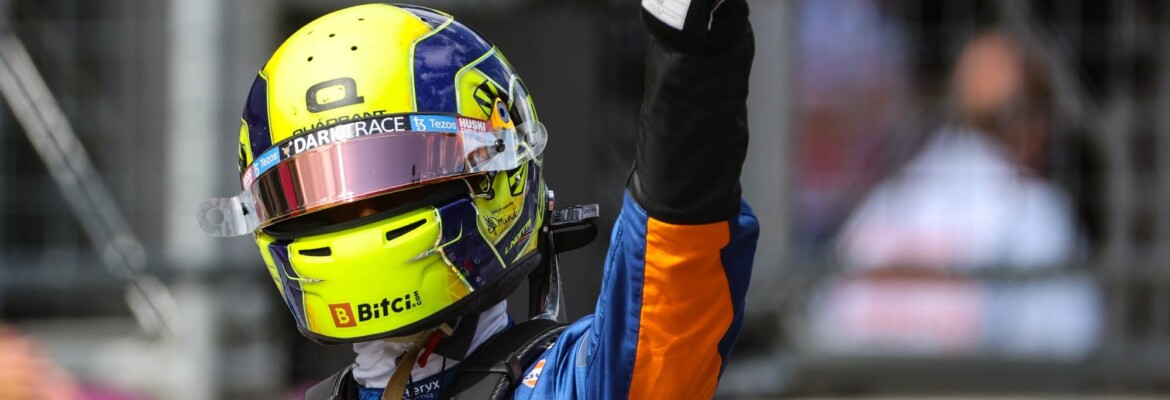 Norris quer permissão de Brown para pilotar carro de Senna em um circuito da F1