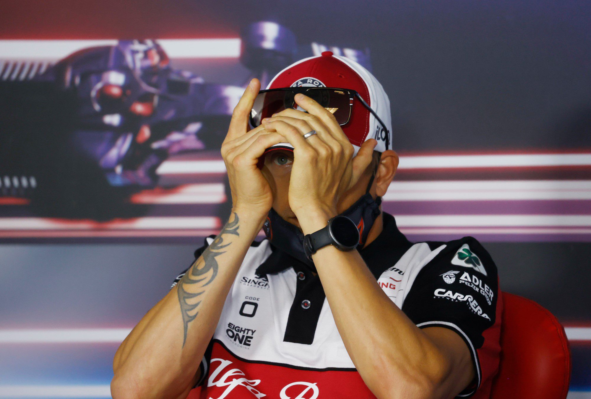 Galeria: as imagens do primeiro dia de treinos da F1 na Hungria Kimi Raikkonen (Alfa Romeo) GP da Hungria F1 2021