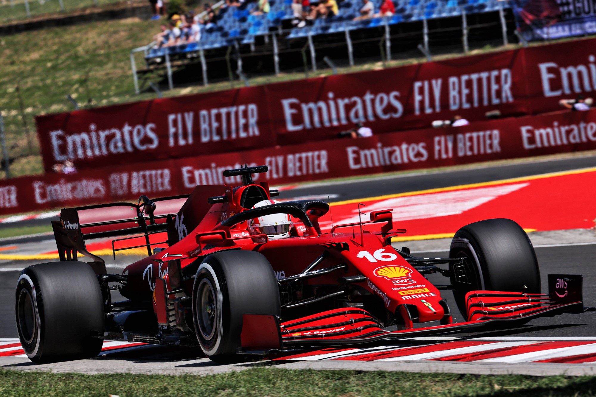 Galeria: as imagens do primeiro dia de treinos da F1 na Hungria Charles Leclerc (Ferrari) GP da Hungria F1 2021