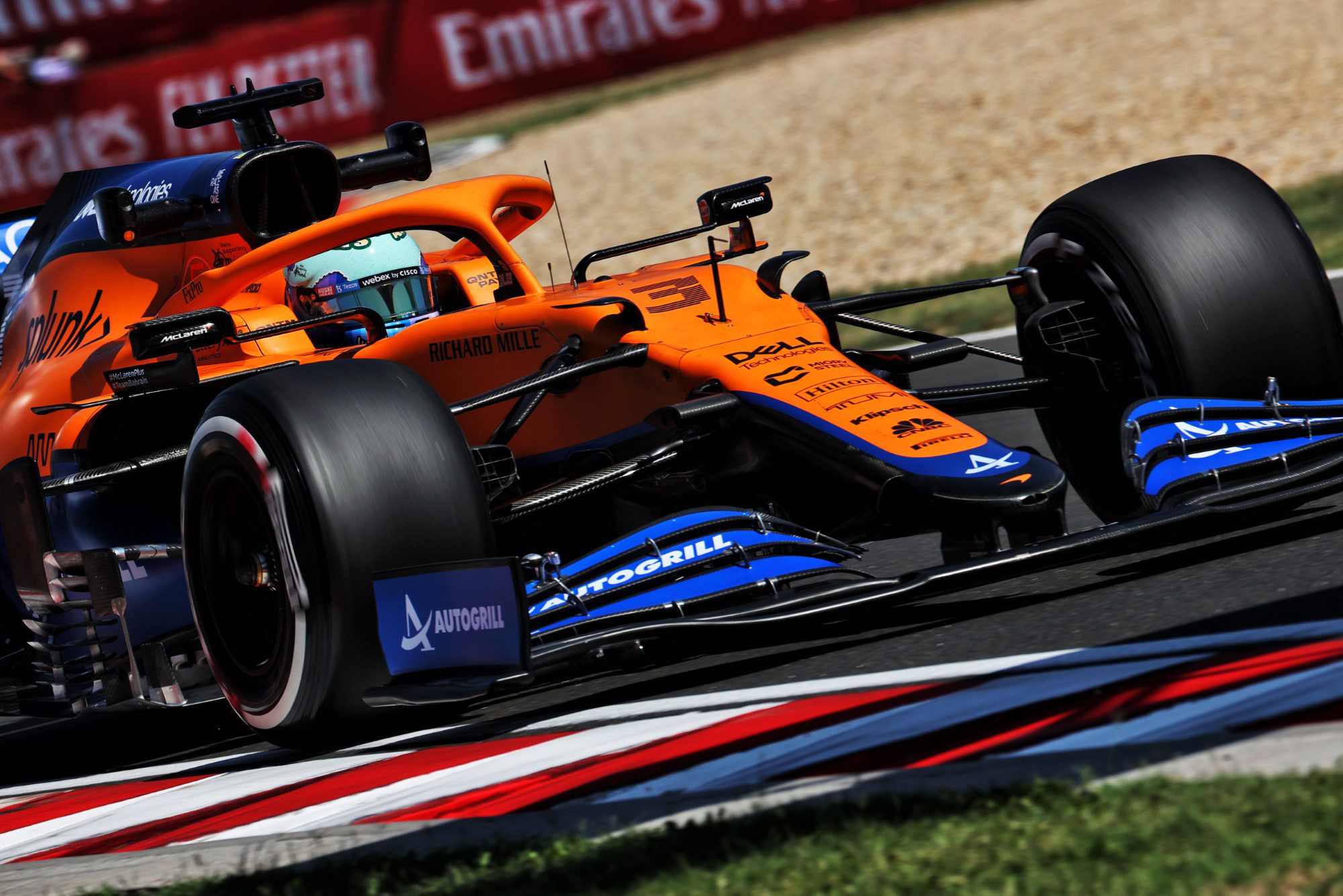 Galeria: as imagens do primeiro dia de treinos da F1 na Hungria Daniel Ricciardo (McLaren) GP da Hungria F1 2021