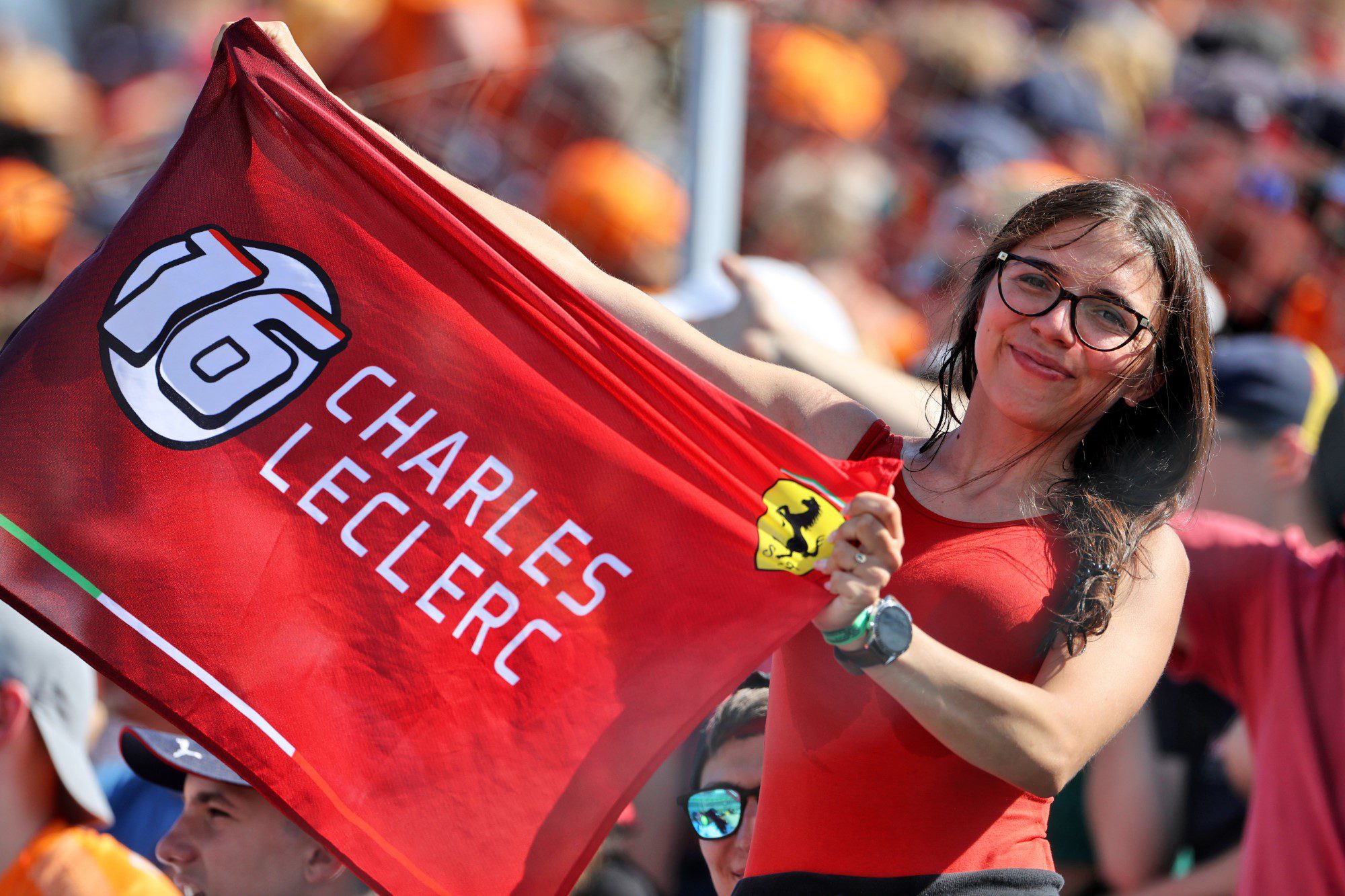 Torcedores - Charles Leclerc - GP da Hungria F1 2021