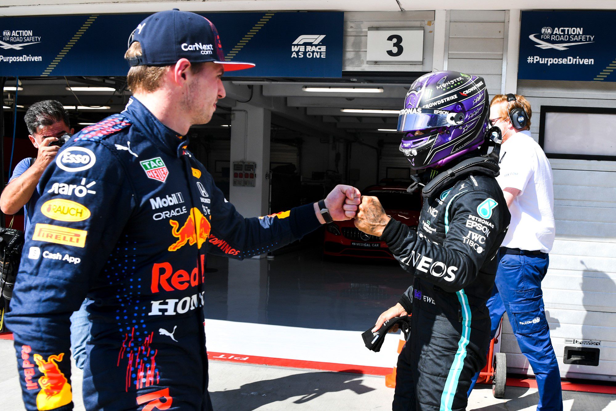 Max Verstappen e Lewis Hamilton - GP da Hungria F1 2021