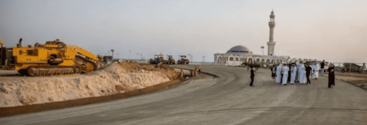 GP da Arábia Saudita de F1 em ‘corrida contra o relógio’ para concluir o circuito