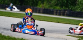 Enzo Vidmontiene conquista pódio e amplia liderança no Campeonato Norte-Americano de Kart